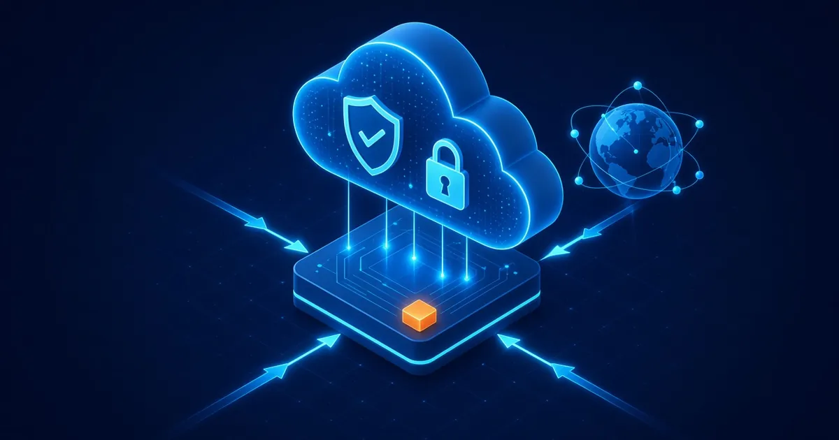 Cover illustration: Cloudflare setup for business websites: speed and security, step by step