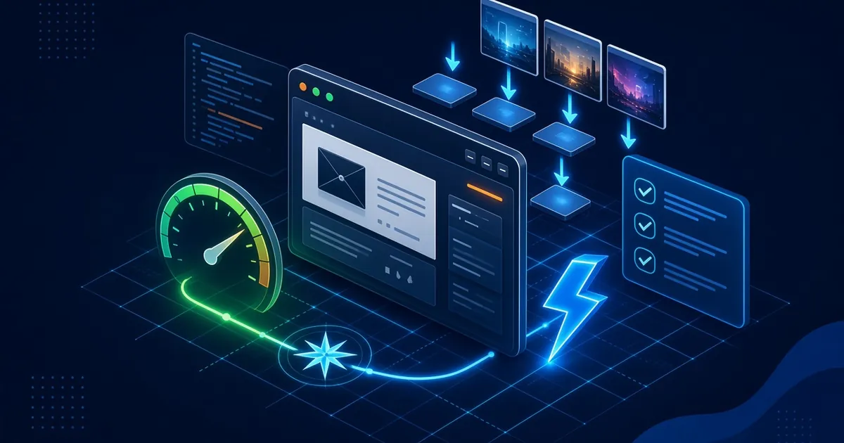 Cover illustration: Core Web Vitals for PHP sites: how to fix LCP, INP and CLS