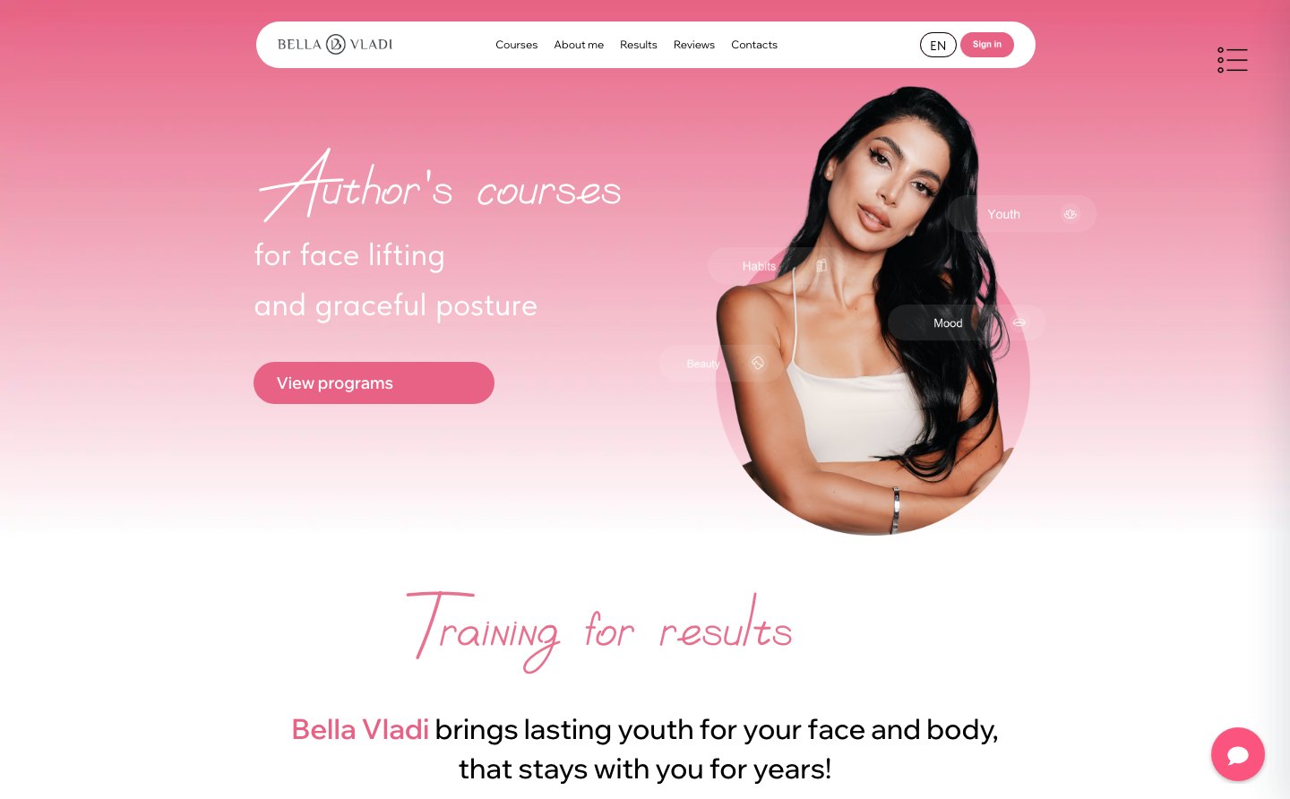 Bella Vladi - платформа face fitness