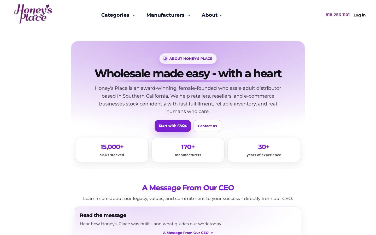 Honey's Place supplier partner integration - 3