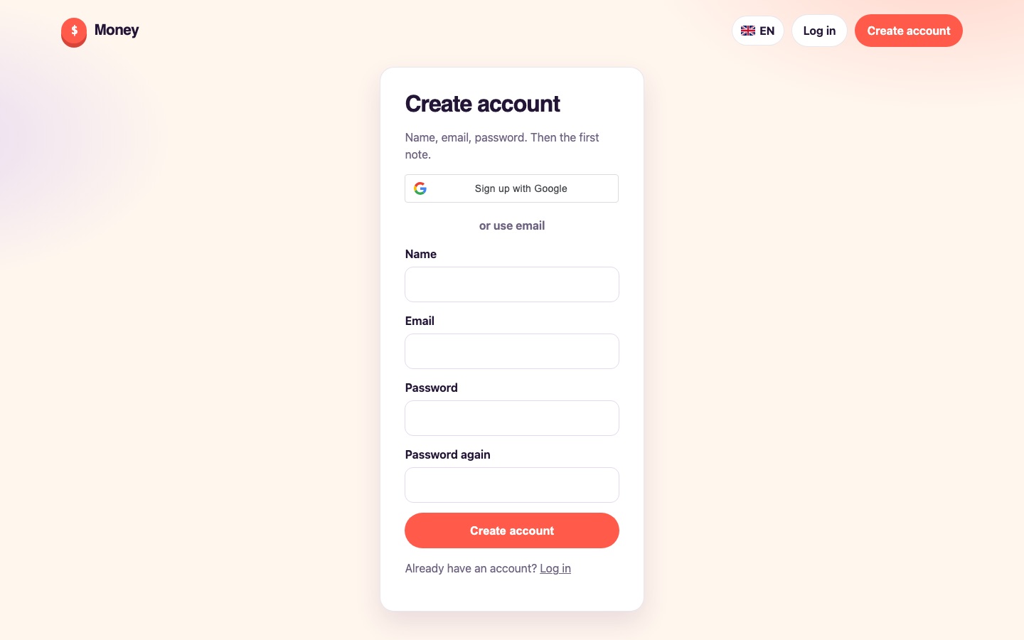 Money by Integrono everyday ledger - 2