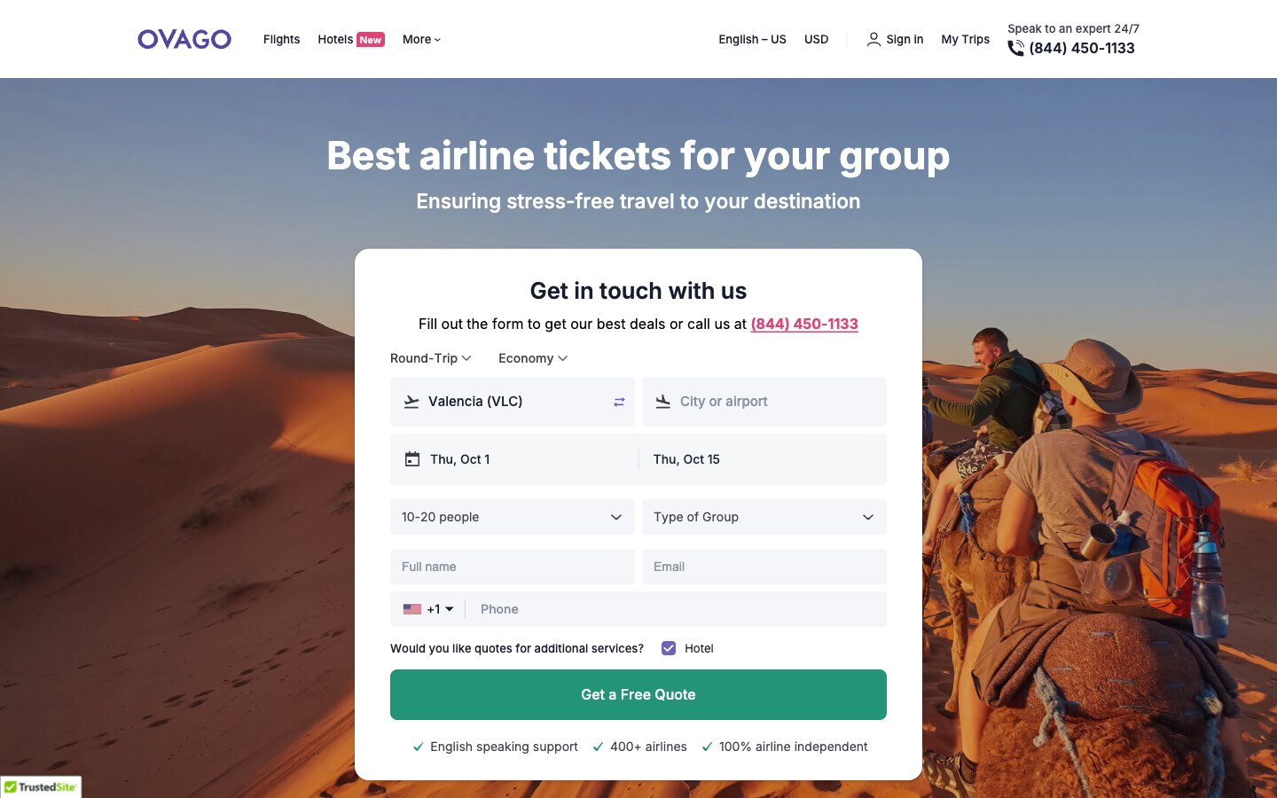 Ovago OTA + 30-brand booking platform - 3