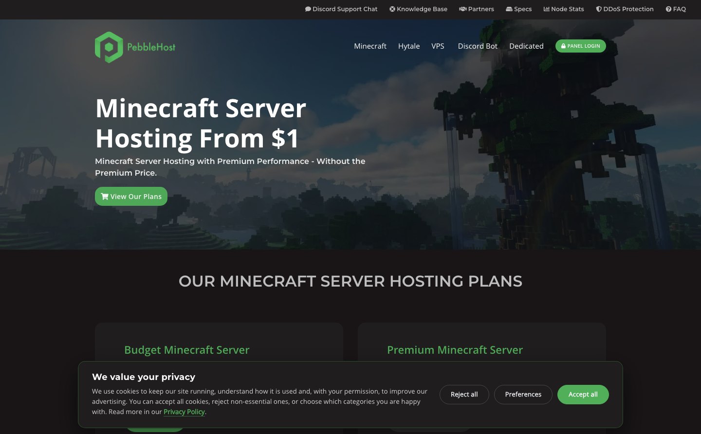 PebbleHost billing & payments - 2
