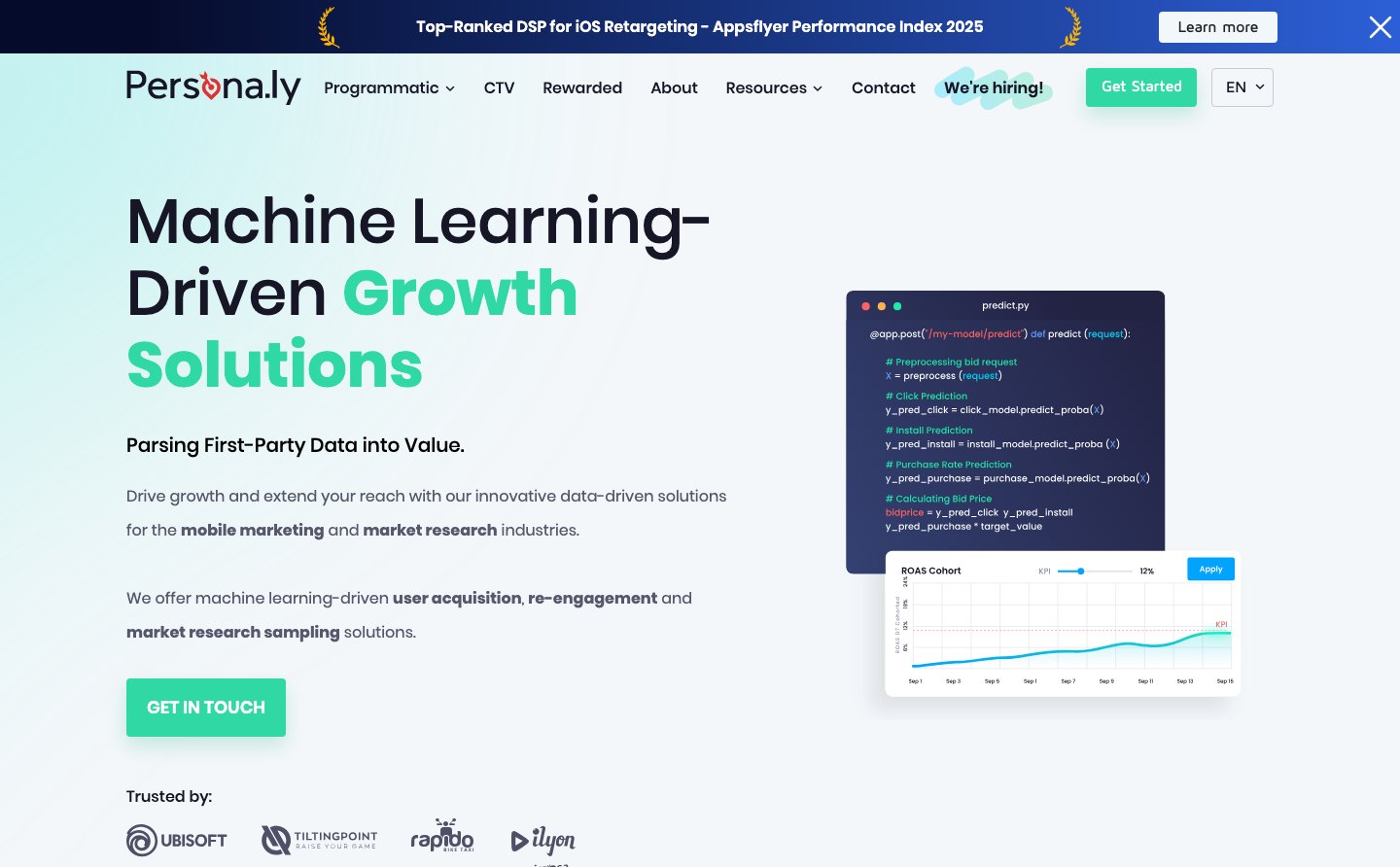 PersonaLy - AdTech CRM і SDR-дэкі