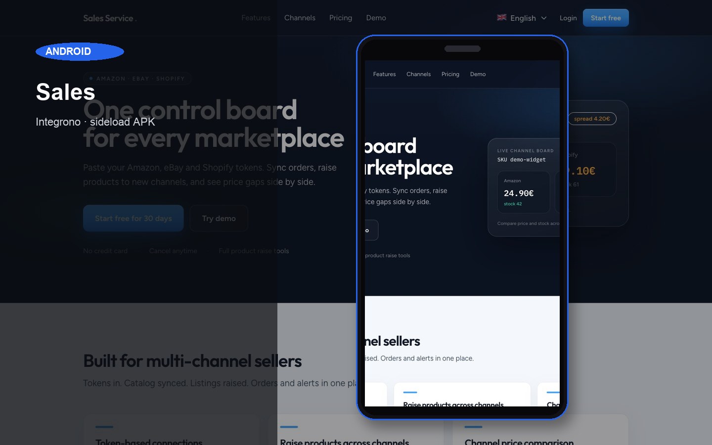 Sales Android - marketplace desk in your pocket