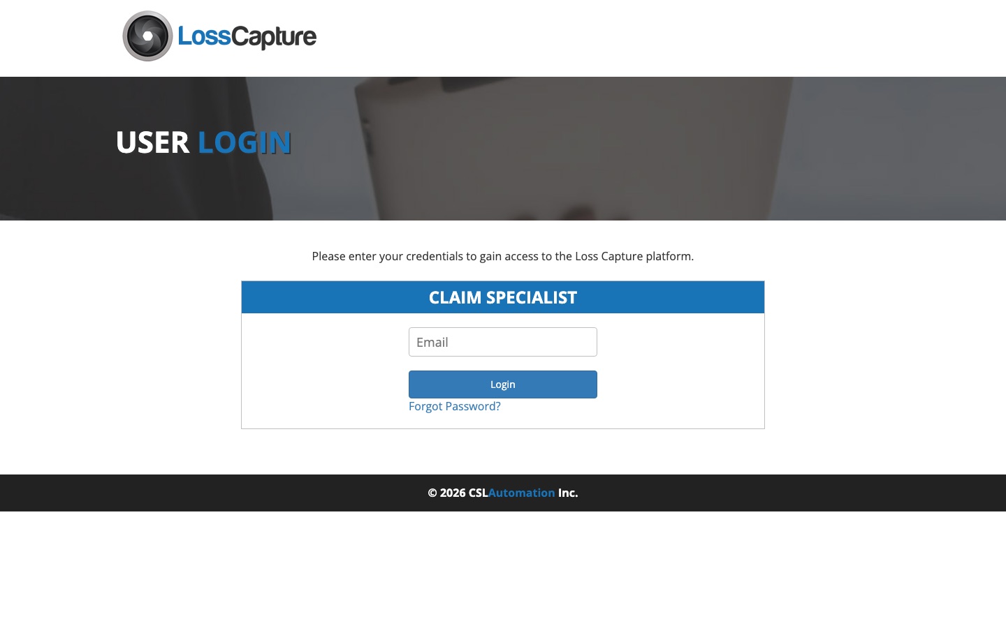 Virtual Evaluator / Loss Capture claims - 2