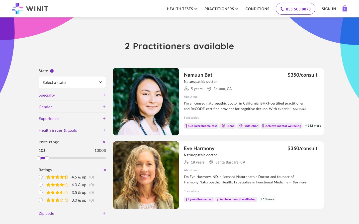 Winit Clinic telehealth & lab tests - 3